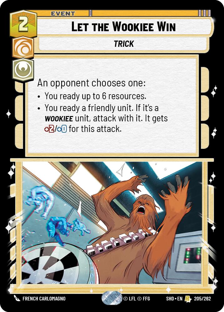 Star Wars: Unlimited: Let the Wookiee Win card image