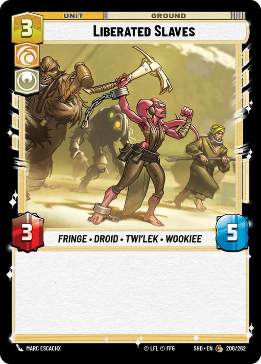 Star Wars: Unlimited: Liberated Slaves card image