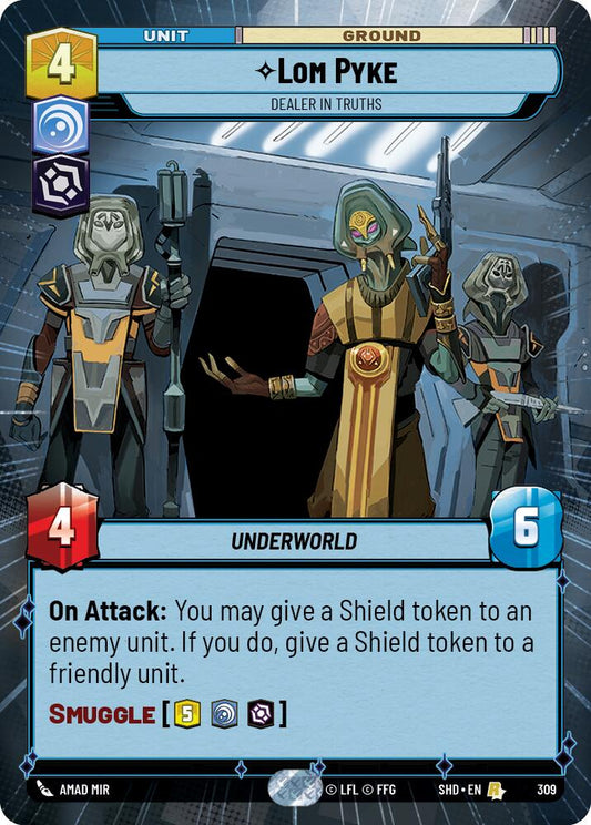 Star Wars: Unlimited: Lom Pyke - Dealer in Truths (Hyperspace) card image