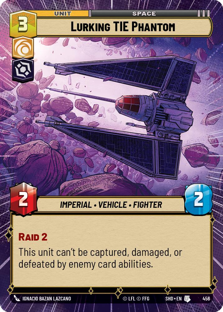 Star Wars: Unlimited: Lurking TIE Phantom (Hyperspace) card image