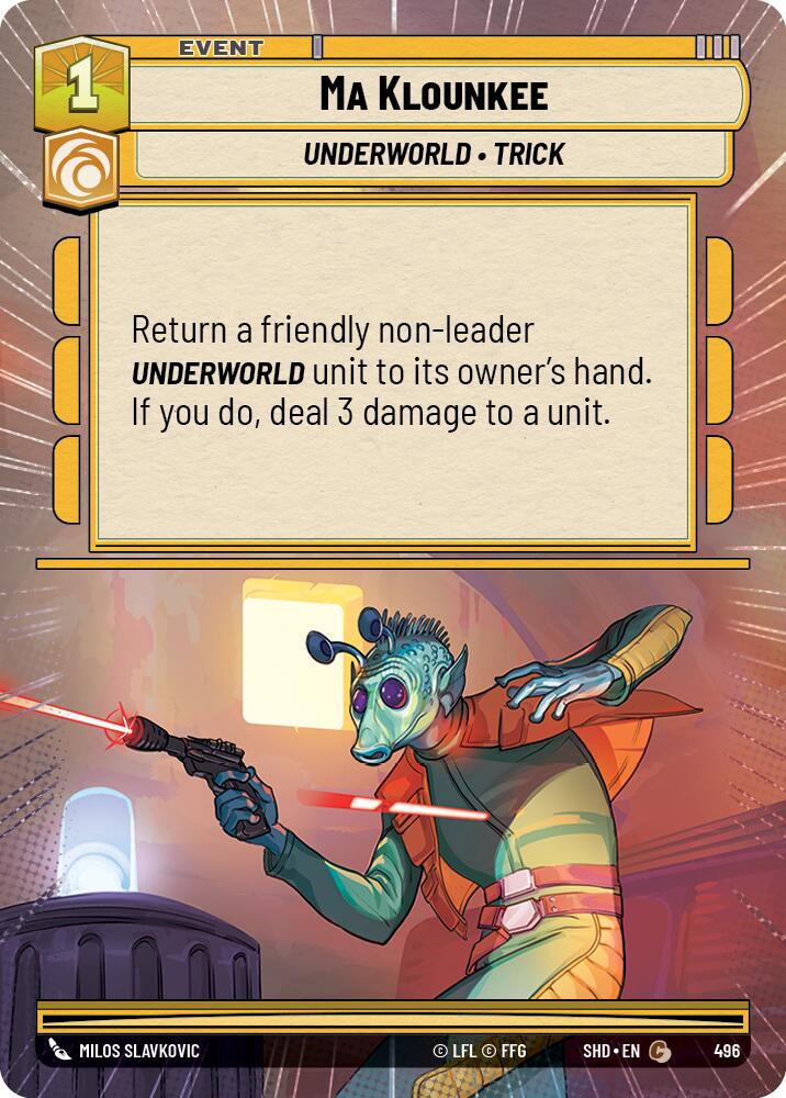 Star Wars: Unlimited: Ma Klounkee (Hyperspace) card image