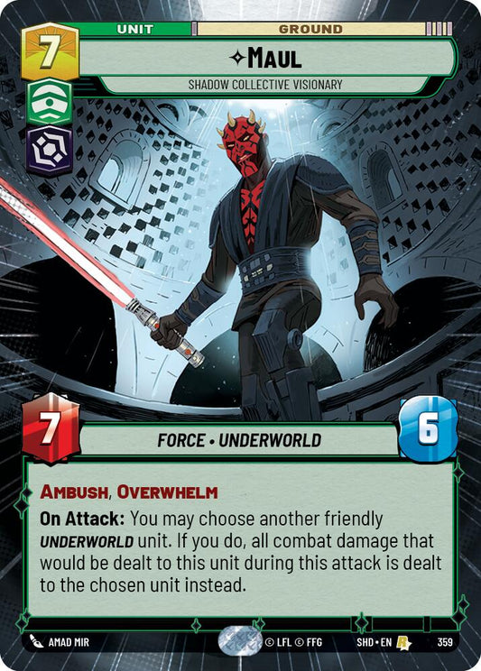 Star Wars: Unlimited: Maul - Shadow Collective Visionary (Hyperspace) card image