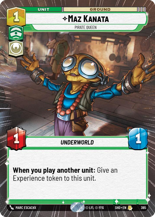 Star Wars: Unlimited: Maz Kanata - Pirate Queen (Hyperspace) card image