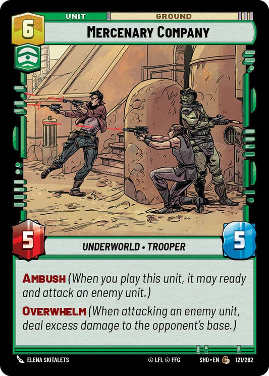 Star Wars: Unlimited: Mercenary Company card image