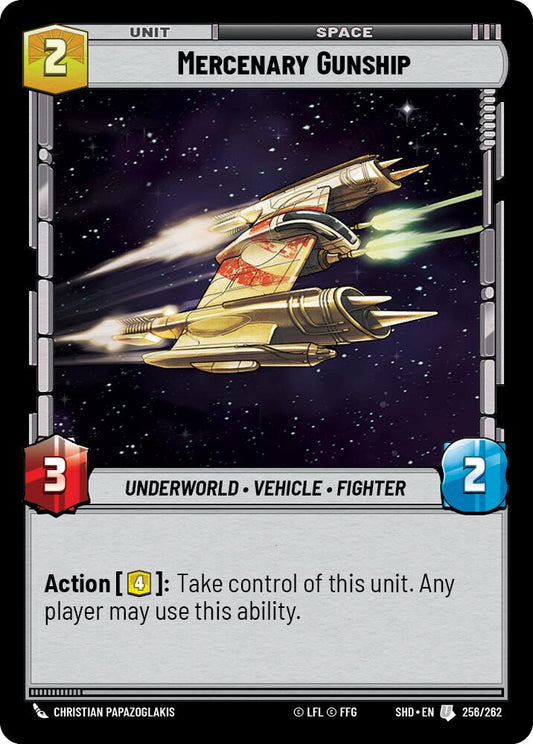 Star Wars: Unlimited: Mercenary Gunship card image