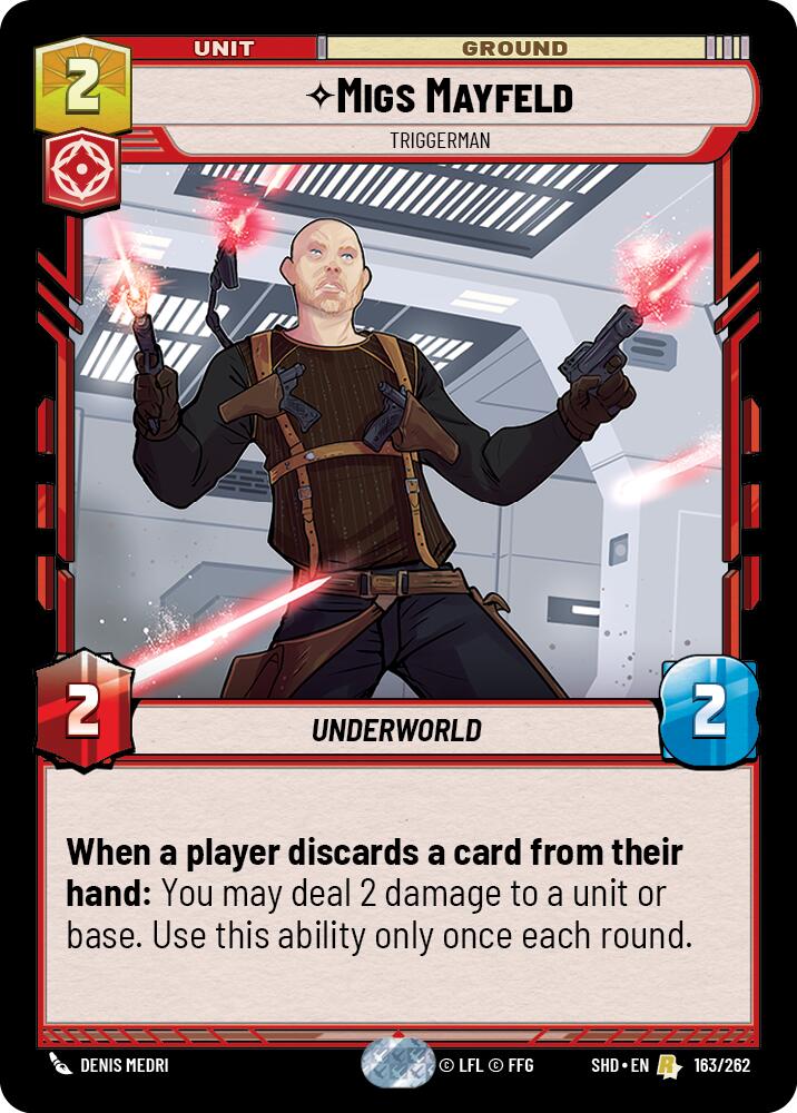 Star Wars: Unlimited: Migs Mayfeld - Triggerman card image