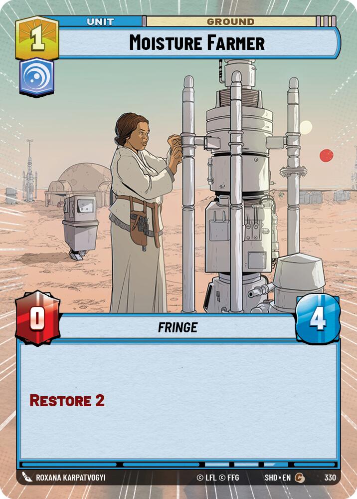 Star Wars: Unlimited: Moisture Farmer (Hyperspace) card image