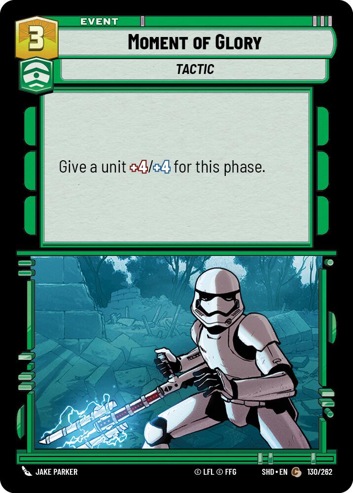 Star Wars: Unlimited: Moment of Glory card image