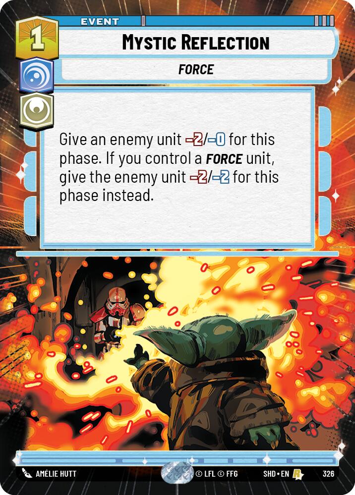 Star Wars: Unlimited: Mystic Reflection (Hyperspace) card image