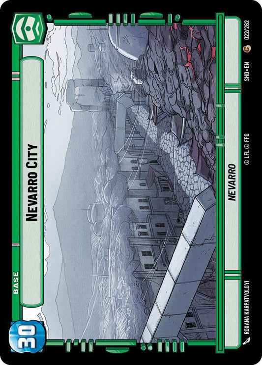 Star Wars: Unlimited: Nevarro City // Experience card image