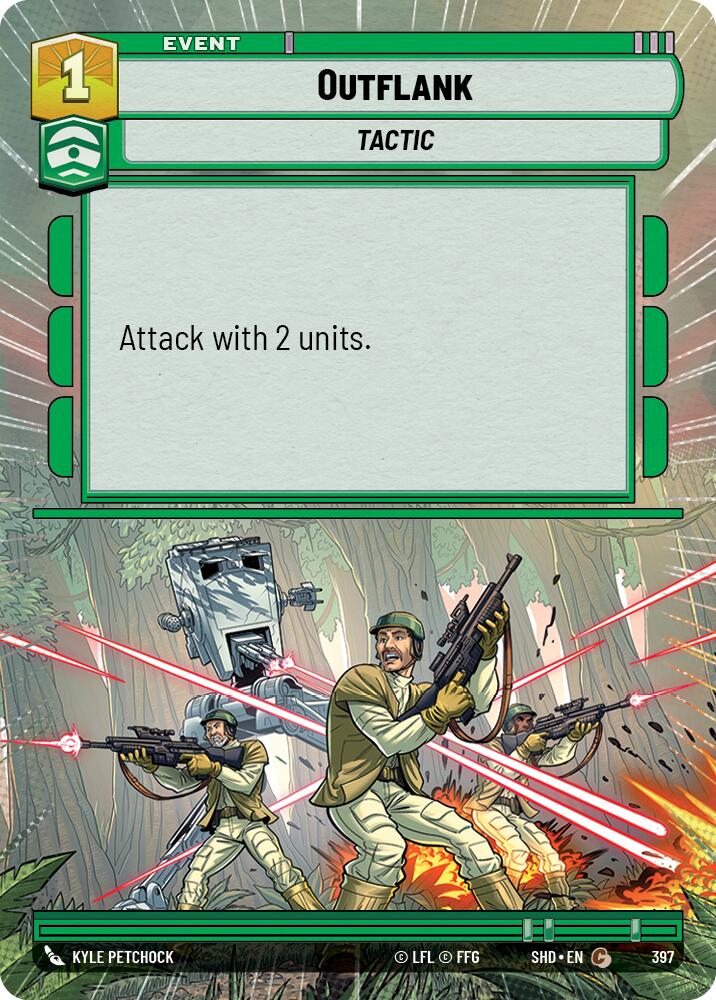 Star Wars: Unlimited: Outflank (Hyperspace) card image