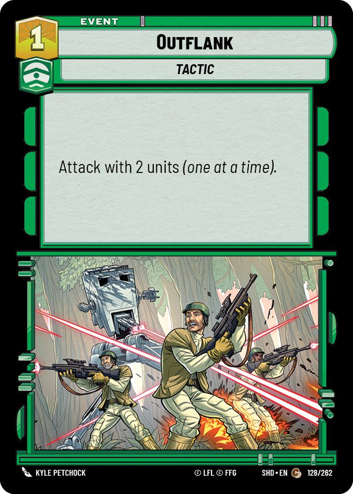 Star Wars: Unlimited: Outflank card image