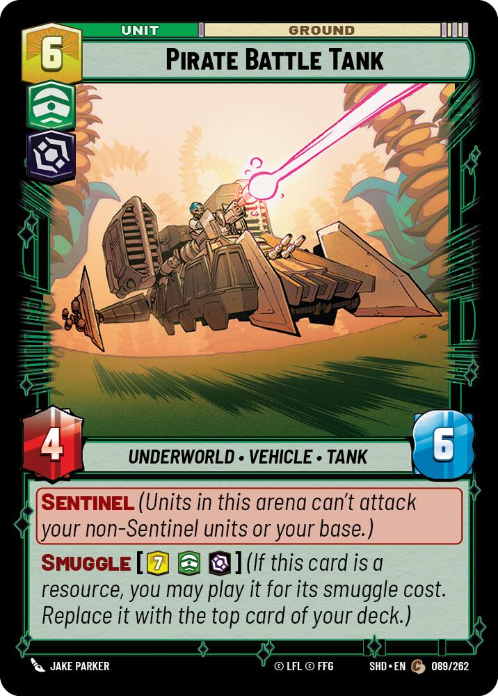 Star Wars: Unlimited: Pirate Battle Tank card image