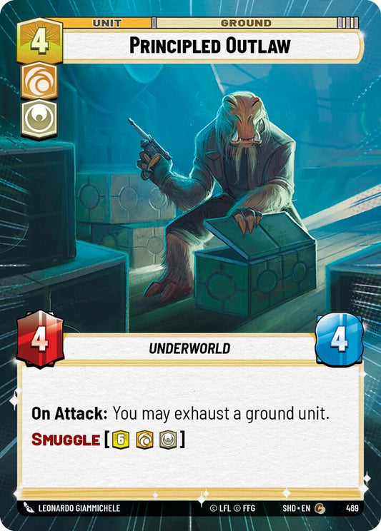 Star Wars: Unlimited: Principled Outlaw (Hyperspace) card image