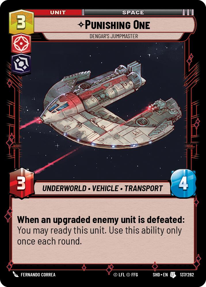 Star Wars: Unlimited: Punishing One - Dengar's Jumpmaster card image