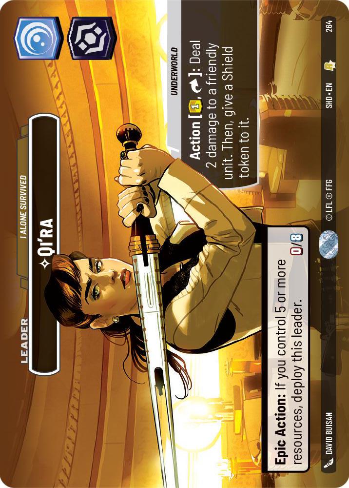 Star Wars: Unlimited: Qi'ra - I Alone Survived (Showcase) card image