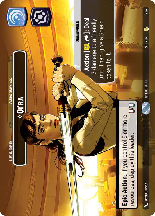 Star Wars: Unlimited: Qi'ra - I Alone Survived (Showcase) card image