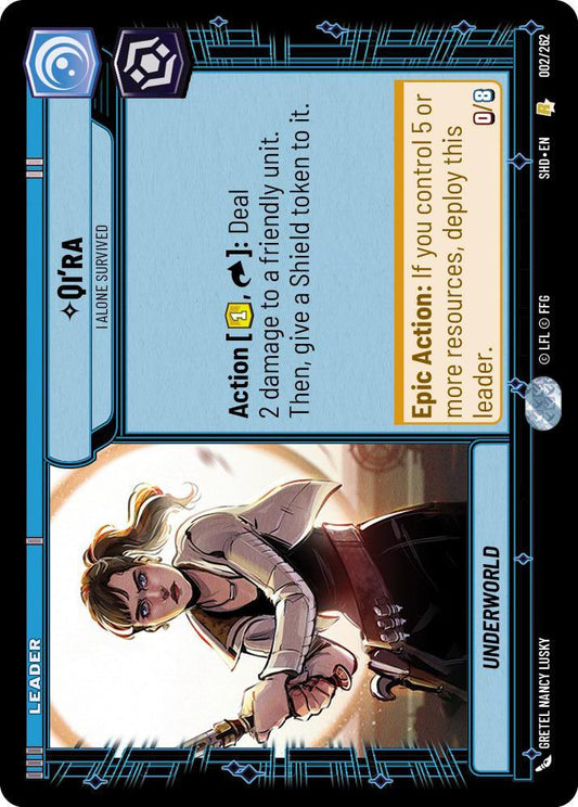 Star Wars: Unlimited: Qi'ra - I Alone Survived card image