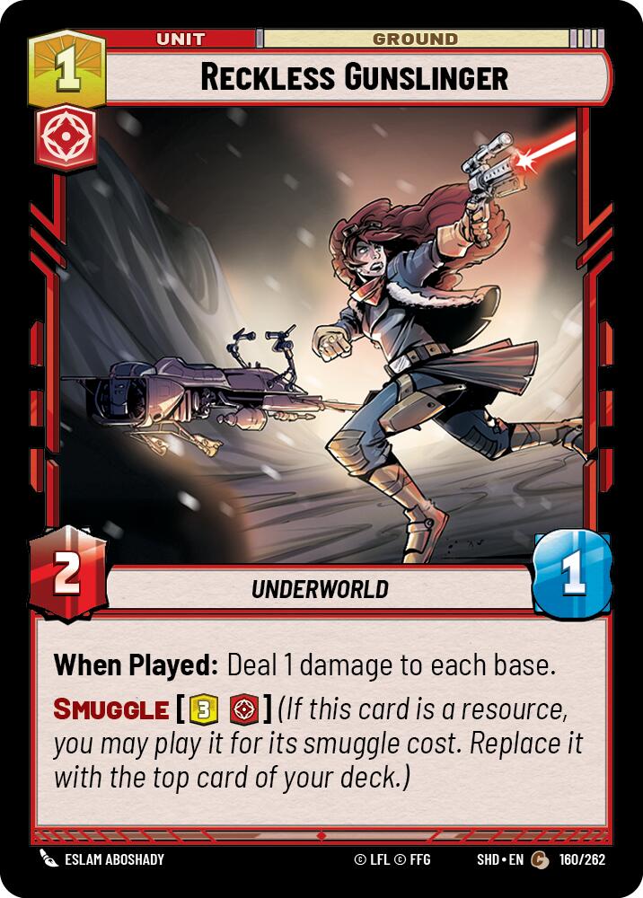 Star Wars: Unlimited: Reckless Gunslinger card image