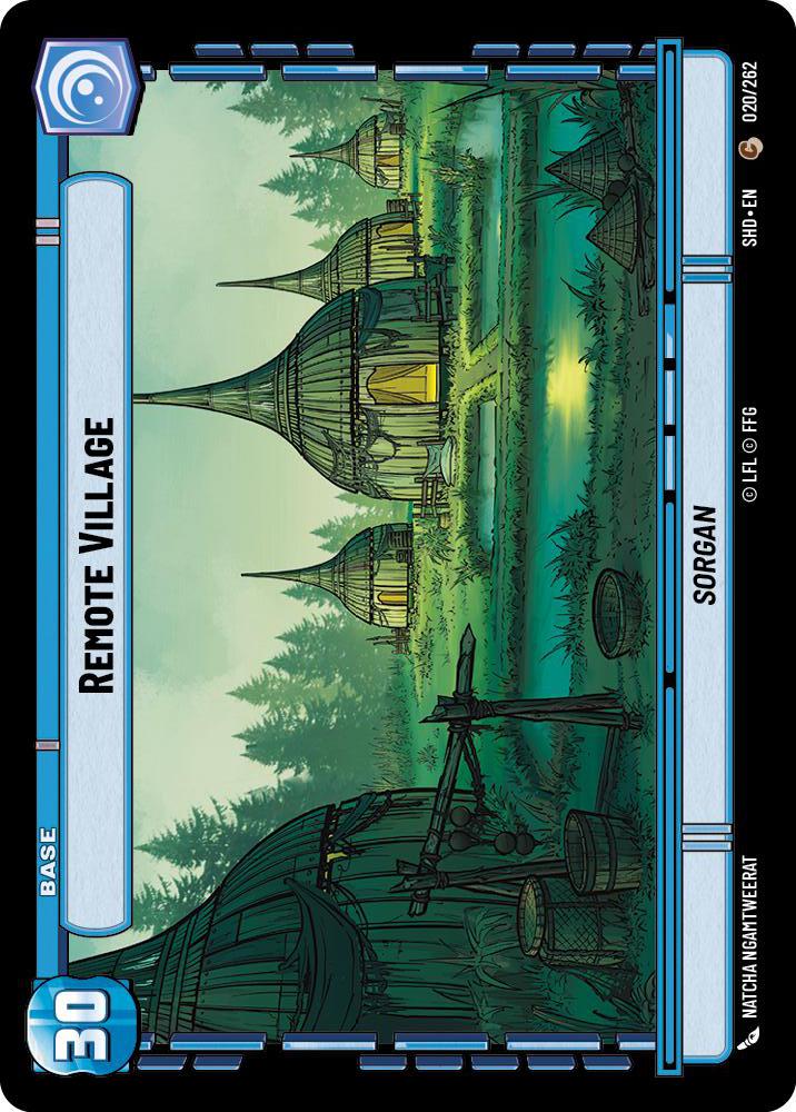 Star Wars: Unlimited: Remote Village // Experience card image