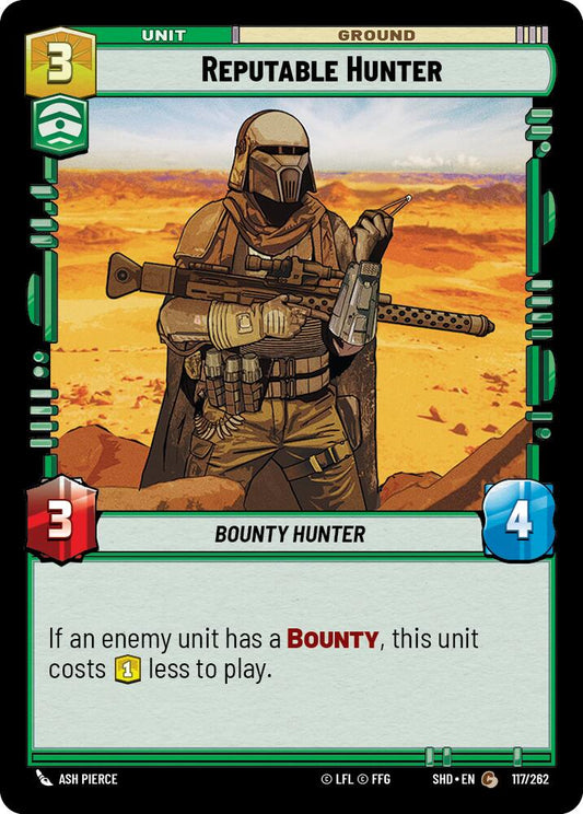 Star Wars: Unlimited: Reputable Hunter card image