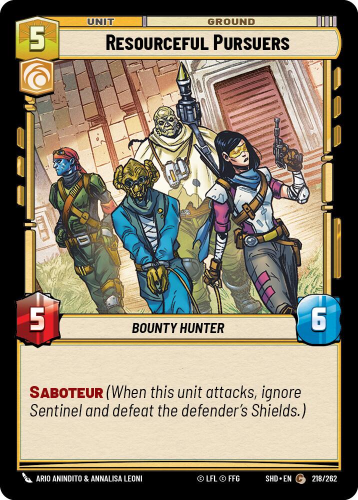 Star Wars: Unlimited: Resourceful Pursuers card image