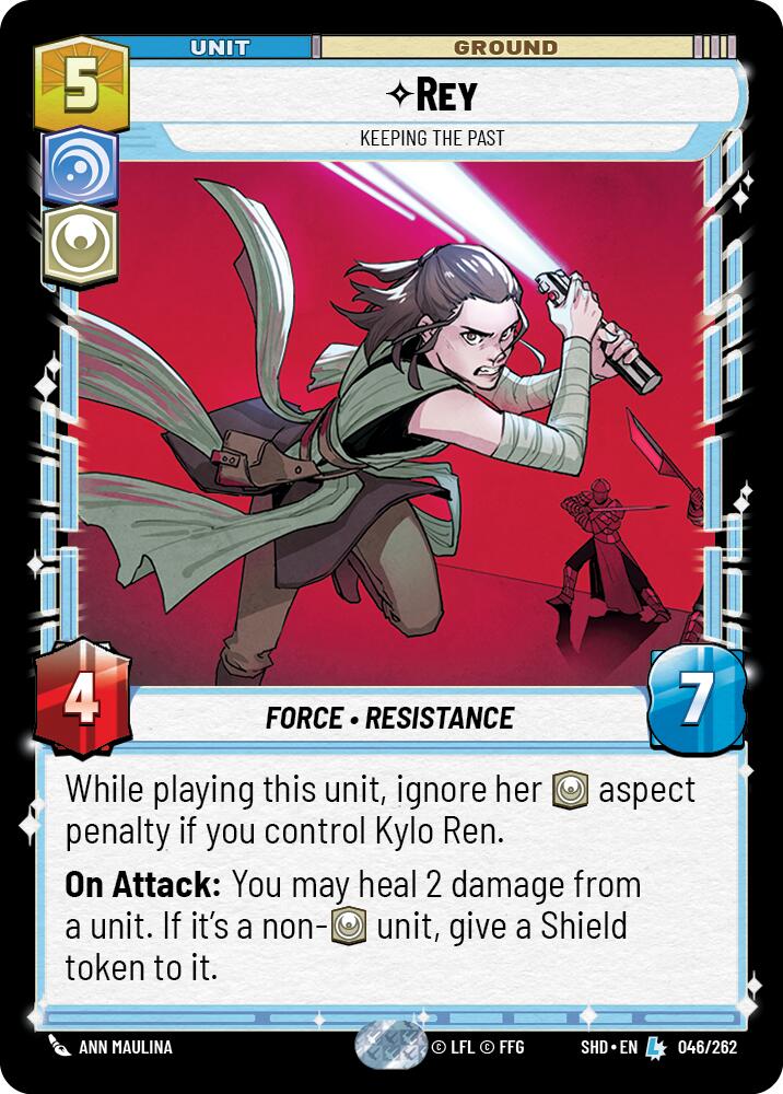 Star Wars: Unlimited: Rey - Keeping the Past card image