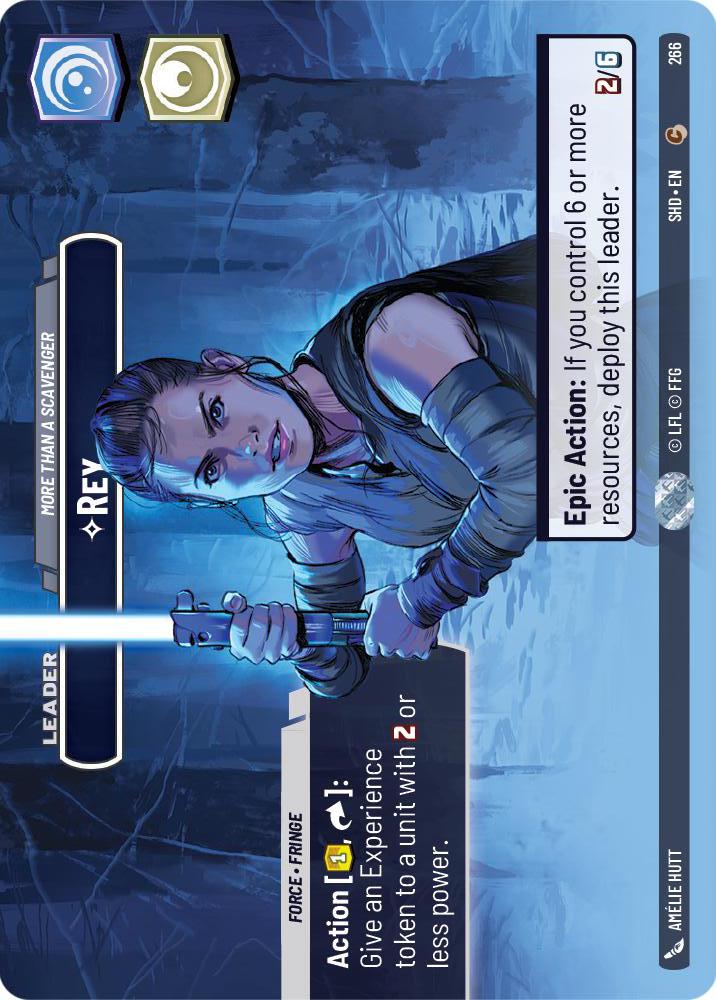 Star Wars: Unlimited: Rey - More Than a Scavenger (Showcase) card image