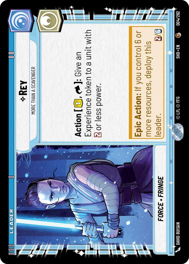 Star Wars: Unlimited: Rey - More Than a Scavenger card image