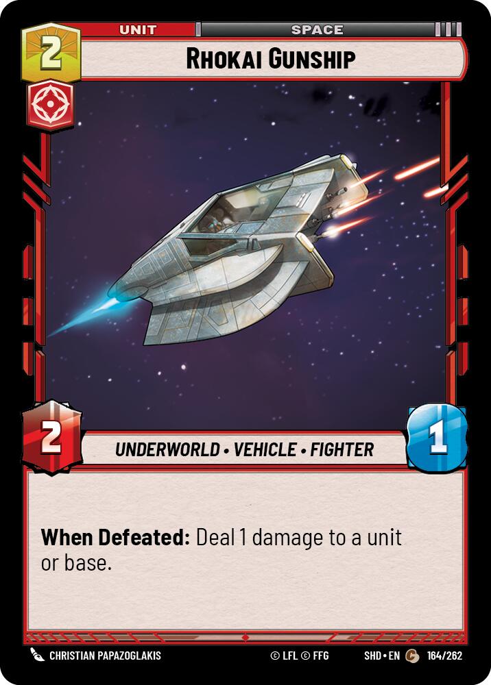 Star Wars: Unlimited: Rhokai Gunship card image