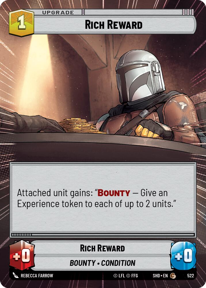 Star Wars: Unlimited: Rich Reward (Hyperspace) card image