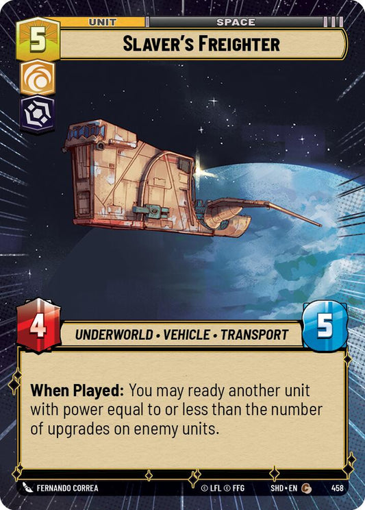 Star Wars: Unlimited: Slaver's Freighter (Hyperspace) card image