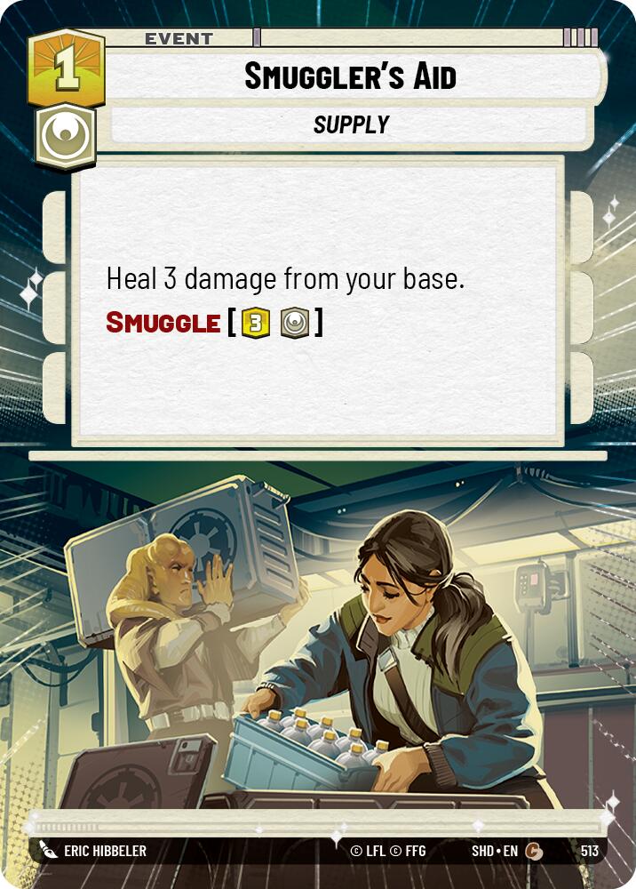 Star Wars: Unlimited: Smuggler's Aid (Hyperspace) card image