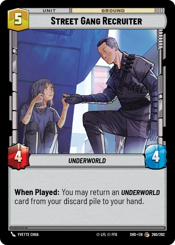 Star Wars: Unlimited: Street Gang Recruiter card image