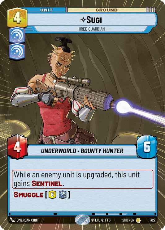 Star Wars: Unlimited: Sugi - Hired Guardian (Hyperspace) card image