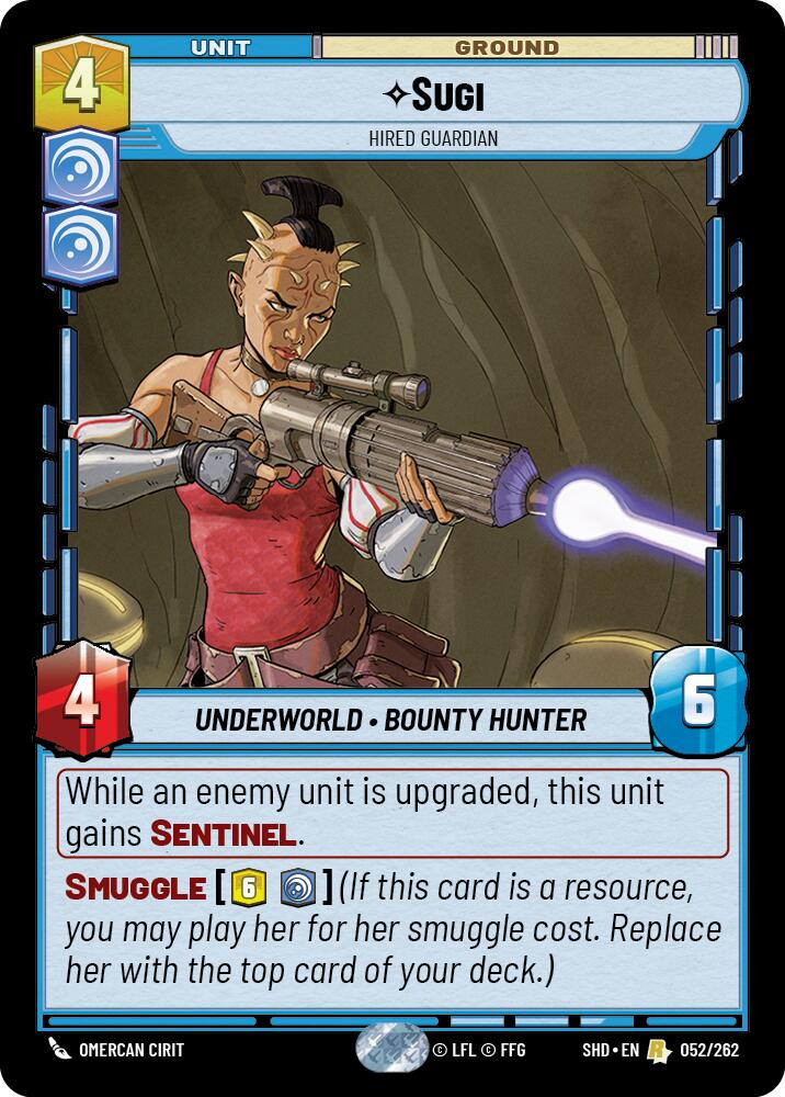 Star Wars: Unlimited: Sugi - Hired Guardian card image