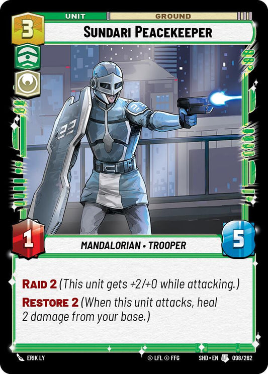 Star Wars: Unlimited: Sundari Peacekeeper card image