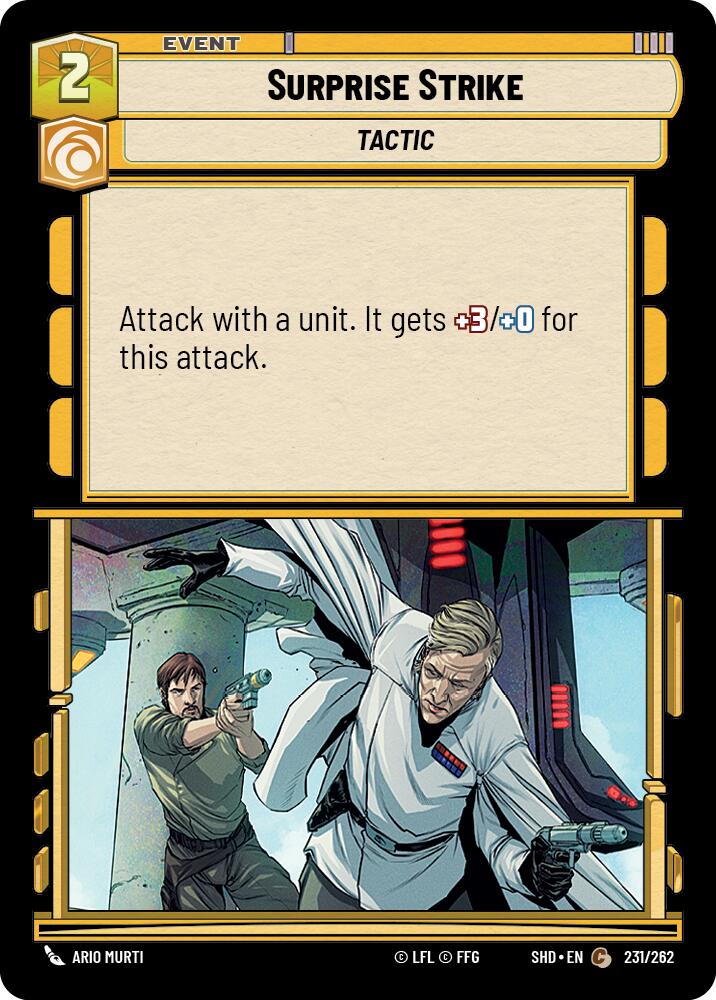 Star Wars: Unlimited: Surprise Strike card image