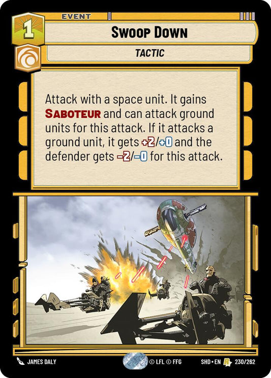 Star Wars: Unlimited: Swoop Down card image