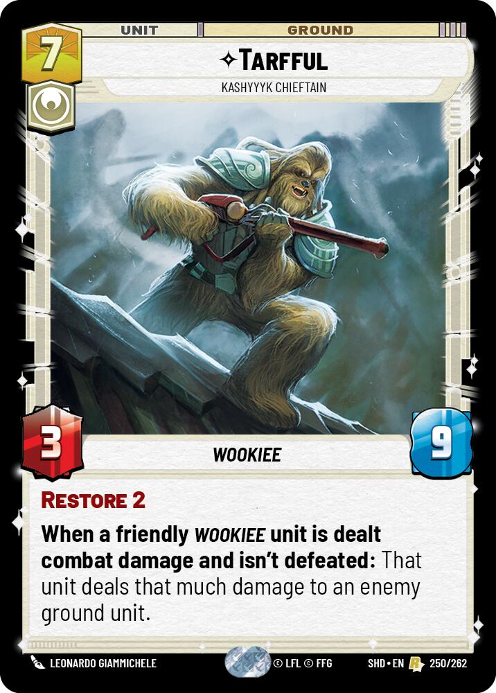 Star Wars: Unlimited: Tarfful - Kashyyyk Chieftain card image