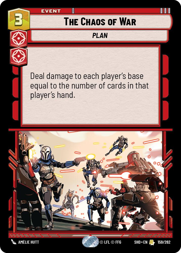 Star Wars: Unlimited: The Chaos of War card image