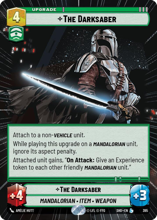 Star Wars: Unlimited: The Darksaber (Hyperspace) card image