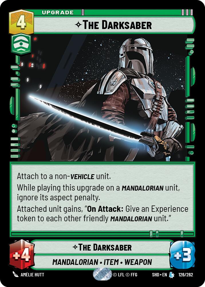 Star Wars: Unlimited: The Darksaber card image