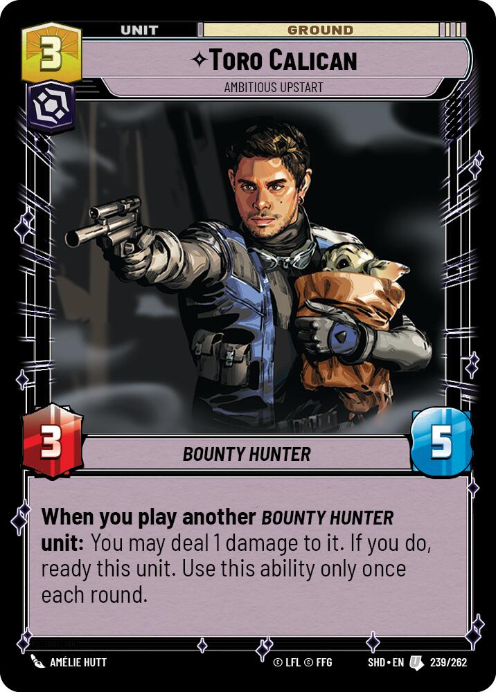 Star Wars: Unlimited: Toro Calican - Ambitious Upstart card image