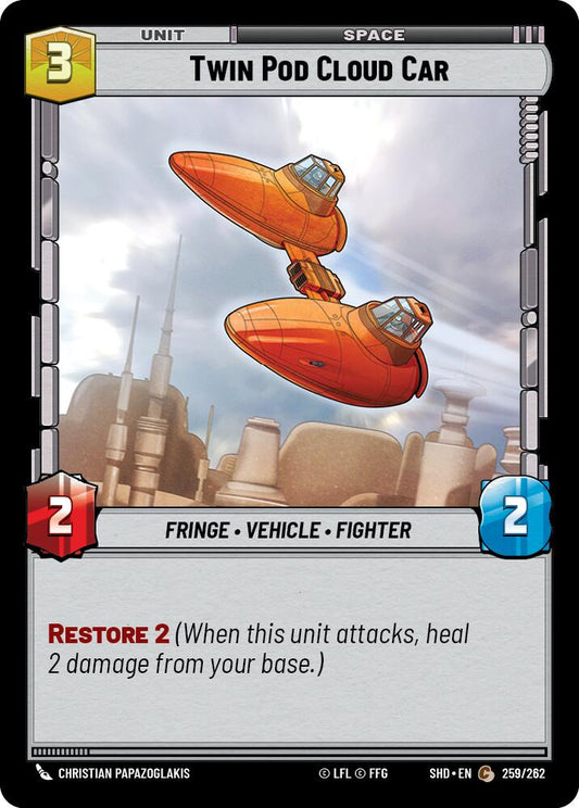 Star Wars: Unlimited: Twin Pod Cloud Car card image