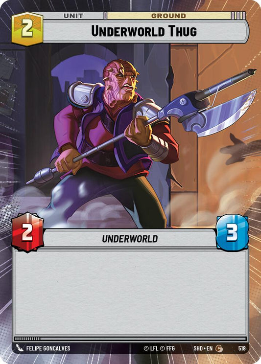 Star Wars: Unlimited: Underworld Thug (Hyperspace) card image