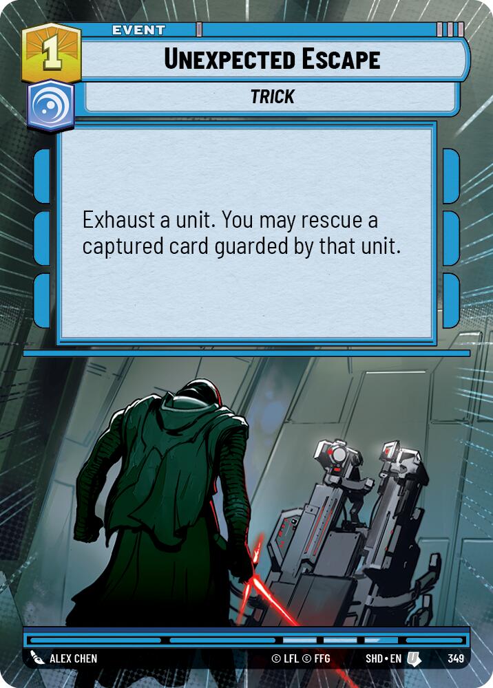 Star Wars: Unlimited: Unexpected Escape (Hyperspace) card image