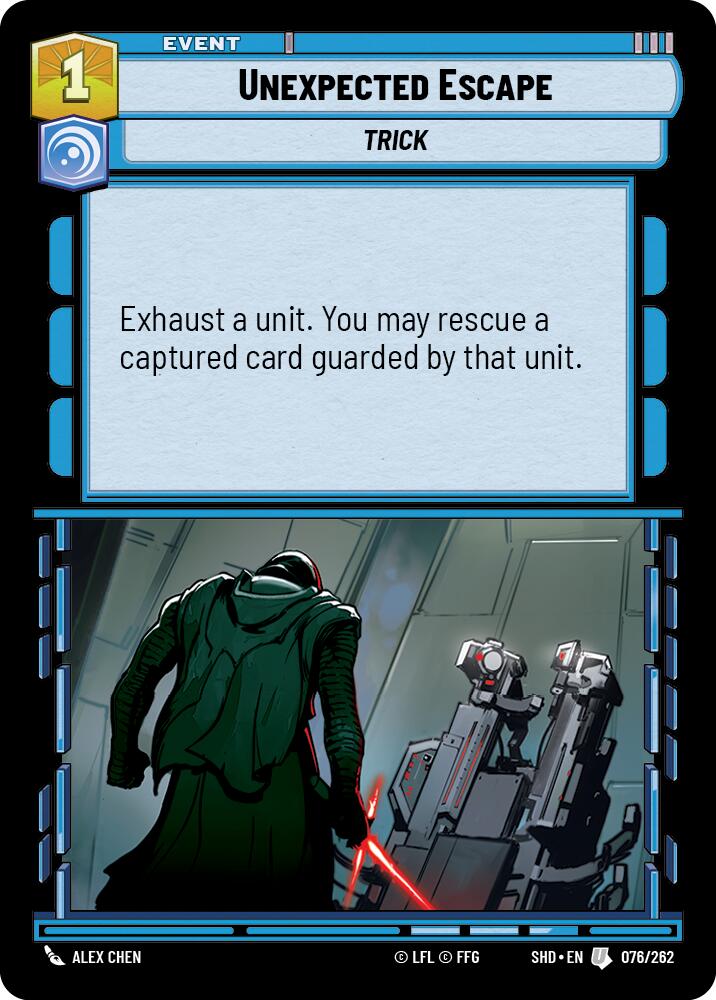 Star Wars: Unlimited: Unexpected Escape card image