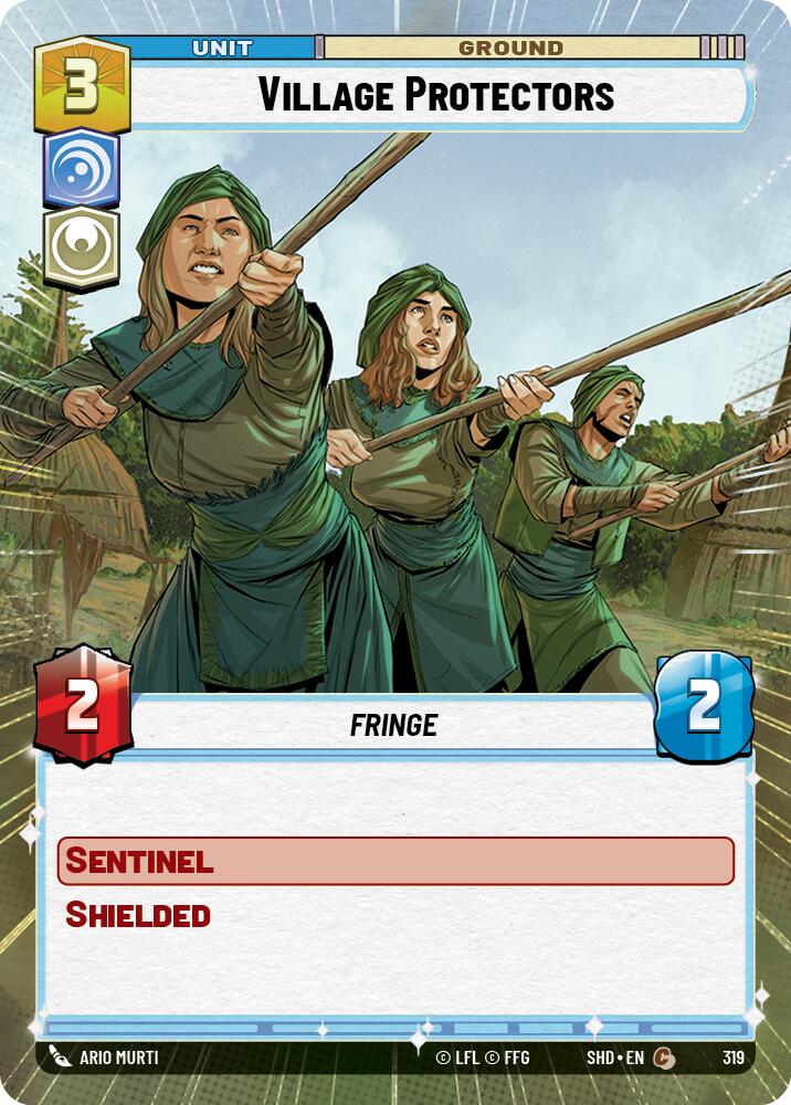 Star Wars: Unlimited: Village Protectors (Hyperspace) card image