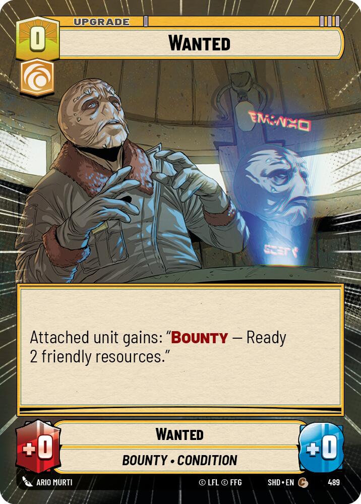 Star Wars: Unlimited: Wanted (Hyperspace) card image